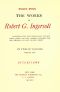 [Gutenberg 38808] • The Works of Robert G. Ingersoll, Vol. 08 (of 12) / Dresden Edition—Interviews